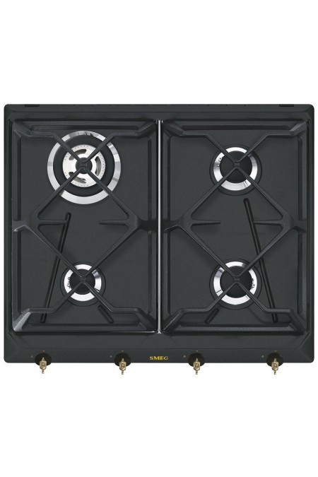 Газовая варочная панель Smeg SRV864AOGH (черный) 1