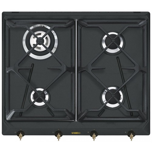 Газовая варочная панель Smeg SRV864AOGH (черный) 2