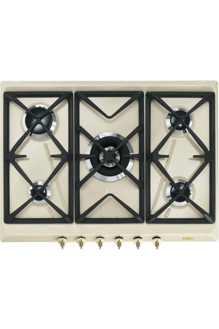 Газовая варочная панель Smeg SRV876POGH (бежевый) 