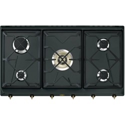 Газовая варочная панель Smeg SRV896AOGH (черный)