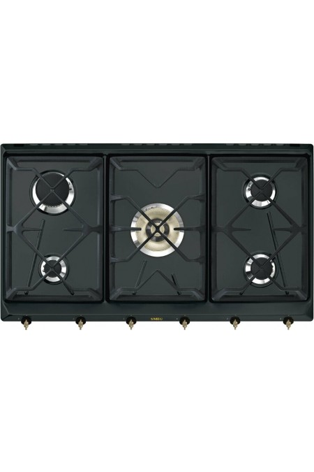 Газовая варочная панель Smeg SRV896AOGH (черный) 