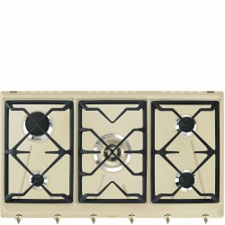 Газовая варочная панель Smeg SRV896POGH (бежевый)