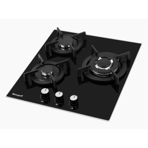 Газовая варочная панель WEISSGAUFF HG 430 BGV (черный) 2