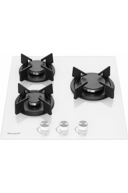 Газовая варочная панель Weissgauff HG 430 WGH (белый) 1
