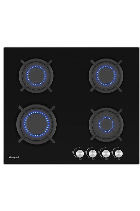Газовая варочная панель Weissgauff HG 640 BG (черный) 