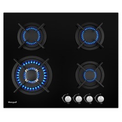 Газовая варочная панель Weissgauff HG 640 BGh (черный)