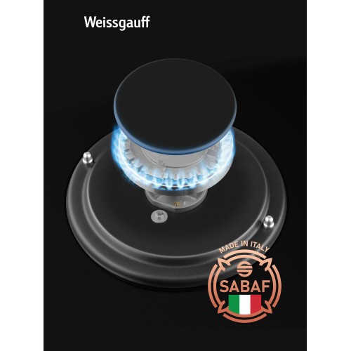 Газовая варочная панель Weissgauff HGG 320 Bgrv (черный) 1