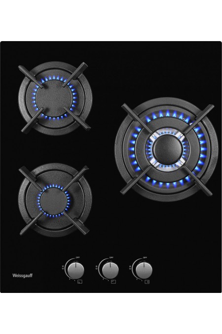 Газовая варочная панель Weissgauff HGG 451 BGH (черный) 