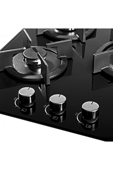 Газовая варочная панель Weissgauff HGG 451 BGH (черный) 1