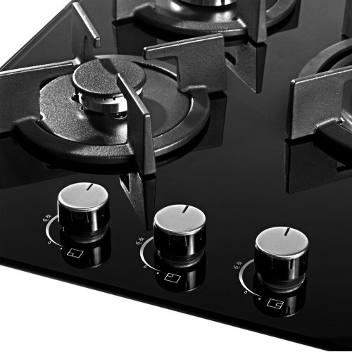 Газовая варочная панель Weissgauff HGG 451 BGH (черный) 7