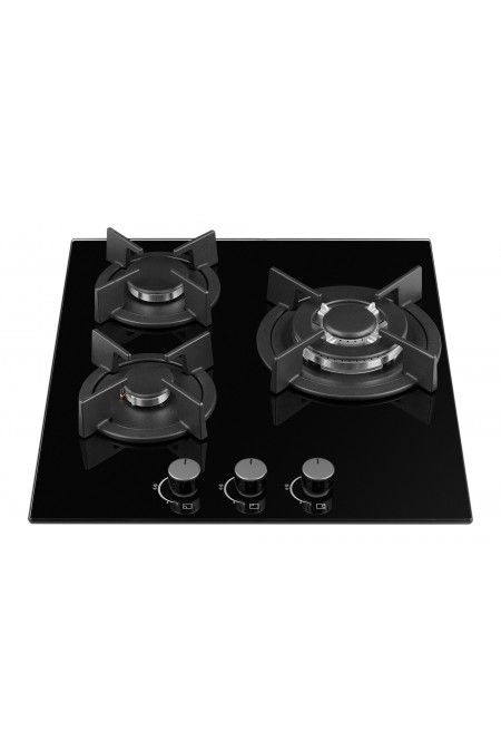 Газовая варочная панель Weissgauff HGG 451 BGh Nano Glass (черный) 