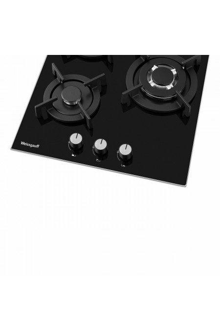 Газовая варочная панель WEISSGAUFF HGG 451 BGV (черный) 2