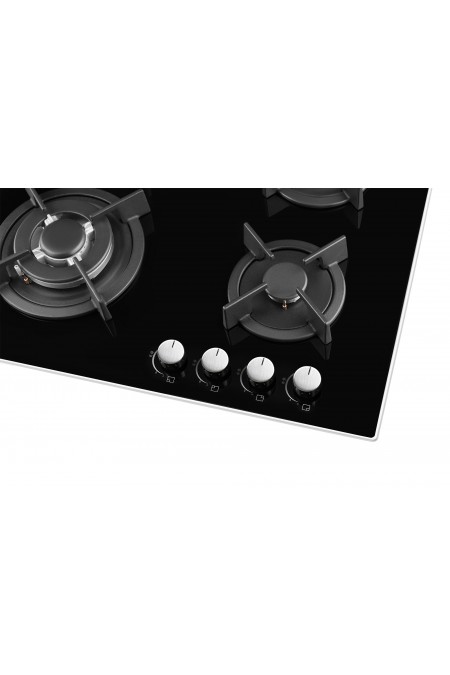 Газовая варочная панель Weissgauff HGG 640 BG Nano Glass (черный) 2