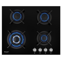 Газовая варочная панель WEISSGAUFF HGG 640 BGV (черный)