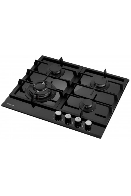 Газовая варочная панель Weissgauff HGG 641 BGh Nano Glass (черный) 2
