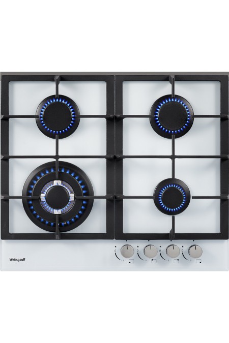 Газовая варочная панель Weissgauff HGG 641 WGH (белый) 
