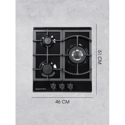 Газовая варочная панель Zigmund Shtain G 14.4 B (черный) 3