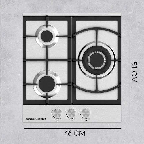 Газовая варочная панель Zigmund Shtain G 14.4 S (серебристый) 7