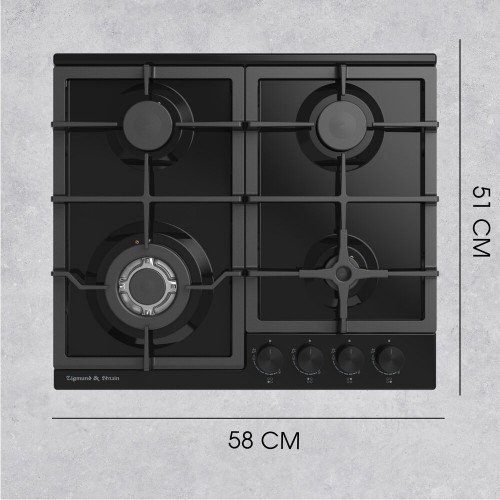 Газовая варочная панель Zigmund Shtain G 14.6 B (черный) 6