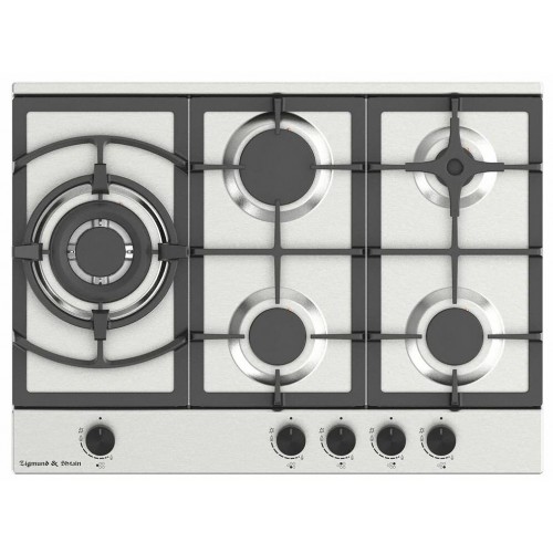 Газовая варочная панель Zigmund Shtain G 14.7 S (нержавеющая сталь) 