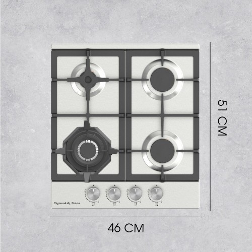 Газовая варочная панель Zigmund Shtain G 15.4 S (серебристый) 4