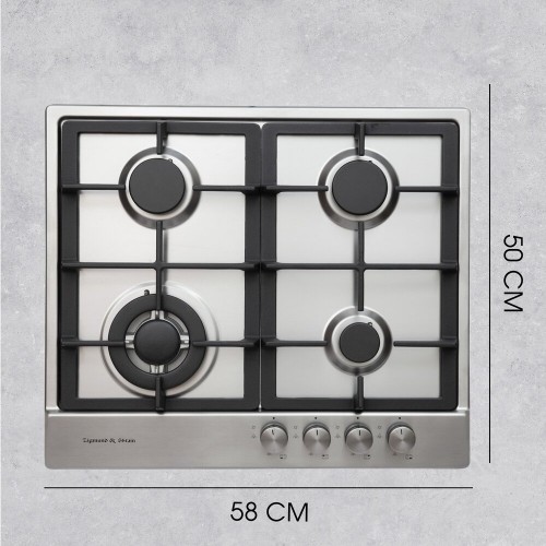 Газовая варочная панель Zigmund Shtain GN 128.61 S (серебристый) 3