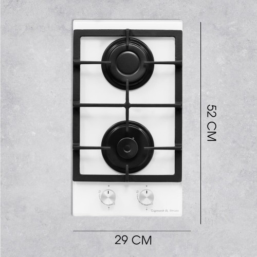 Газовая варочная панель Zigmund Shtain M 26.3 W (белый) 8