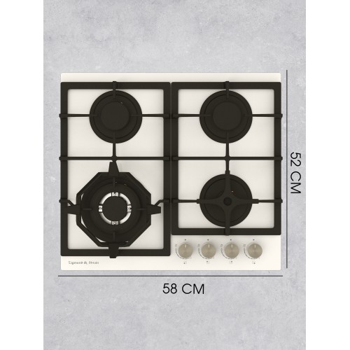 Газовая варочная панель Zigmund Shtain M 26.6 I (бежевый) 2