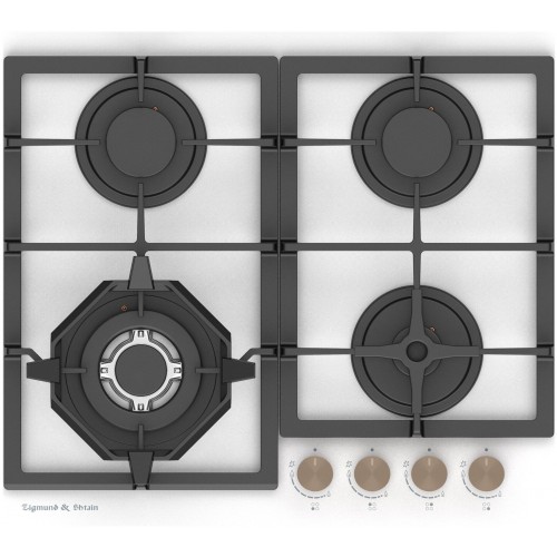 Газовая варочная панель Zigmund Shtain M 26.6 W (белый) 
