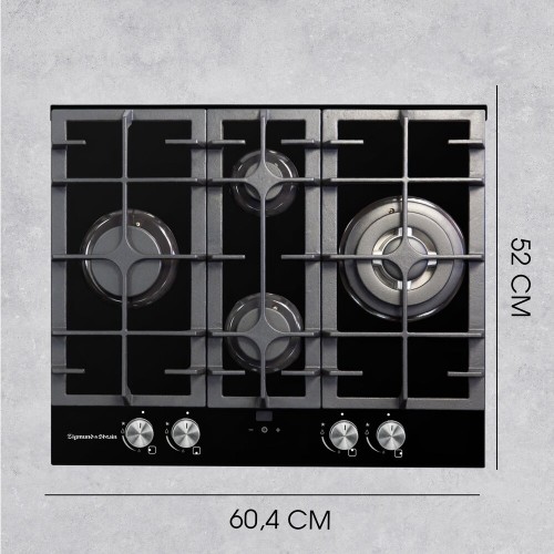 Газовая варочная панель Zigmund Shtain MN 195.61 B (черный) 7