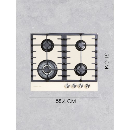 Газовая варочная панель Zigmund Shtain MN 197.61 I (бежевый) 2