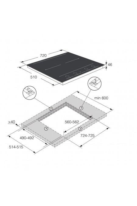 Индукционная варочная панель ASKO HID754MFC (черный) 1