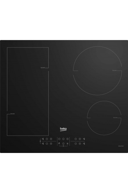 Индукционная варочная панель Beko BHI6420KFBB (черный) 