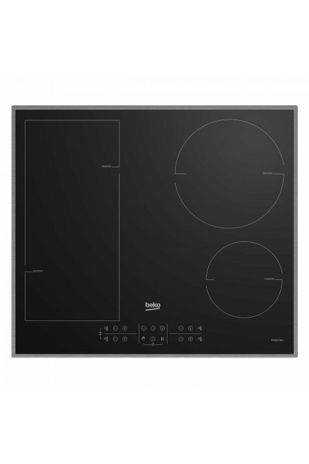 Индукционная варочная панель Beko HII 64200 FMTX (черный/серебристый) 