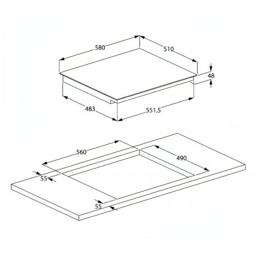 Индукционная варочная панель Beko HII 64200 MT (черный) 7