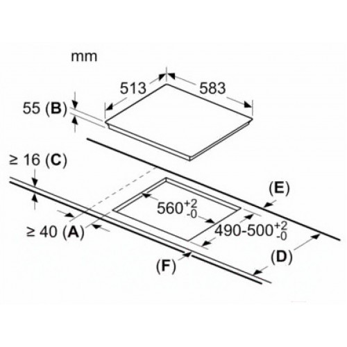 Индукционная варочная панель BOSCH PIF645BB5E (черный) 5