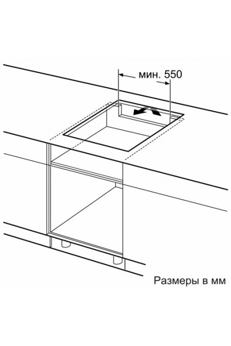 Индукционная варочная панель Bosch PUE612BB1J (белый) 1