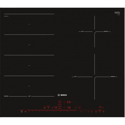 Индукционная варочная панель Bosch PXE601DC1E (черный) 