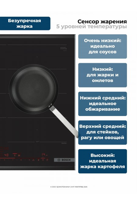 Индукционная варочная панель Bosch PXY675DC1E (черный) 4