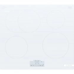 Индукционная варочная панель Bosch Serie 6 PIF612BB1E (белый)