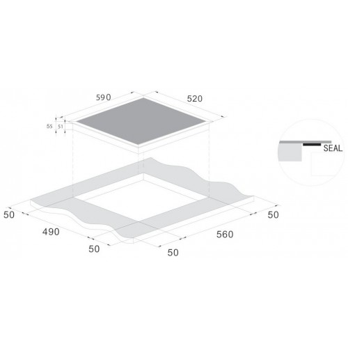 Индукционная варочная панель Candy CJ2D46TKT (черный) 2