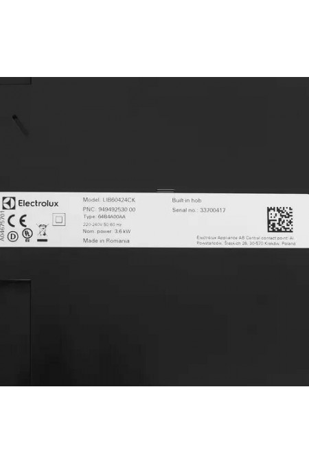 Индукционная варочная панель Electrolux LIB60424CK (черный) 5