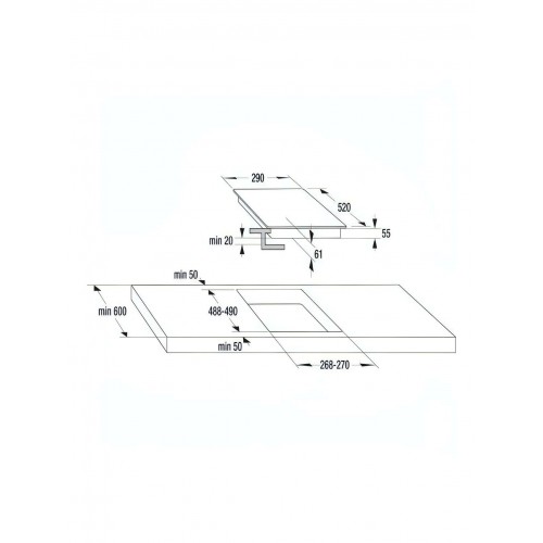 Индукционная варочная панель Gorenje GI3202BSCE (черный) 6