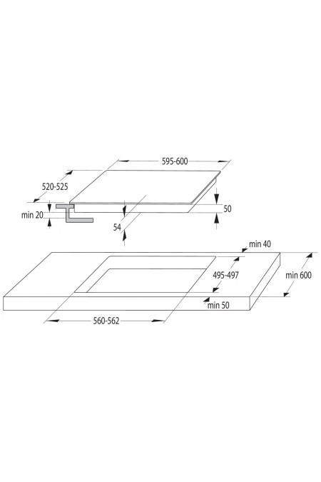 Индукционная варочная панель Gorenje IS 646 BG (черный) 3