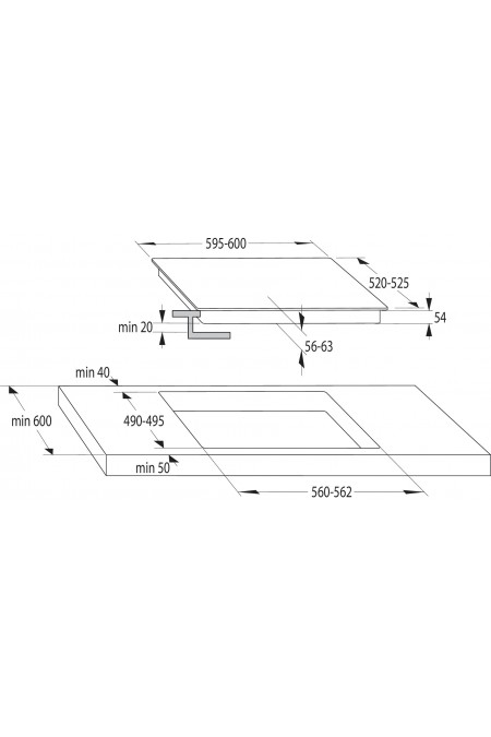 Индукционная варочная панель Gorenje IT643SYB (черный) 2