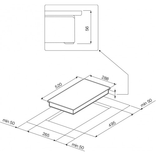 Индукционная варочная панель Graude IK 30.1 W (белый) 2