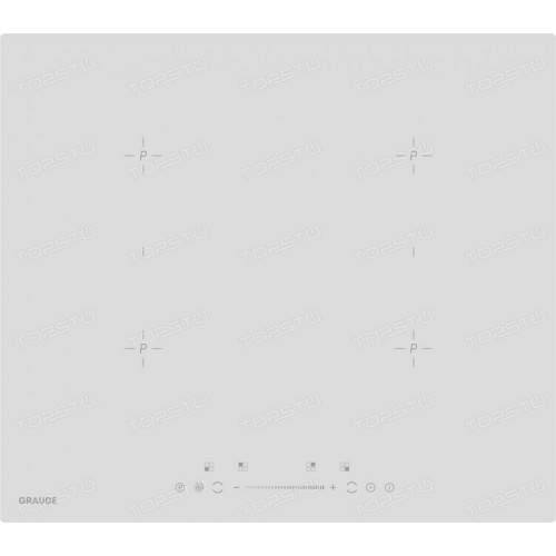 Индукционная варочная панель GRAUDE IK 60.2 BW (белый) 2
