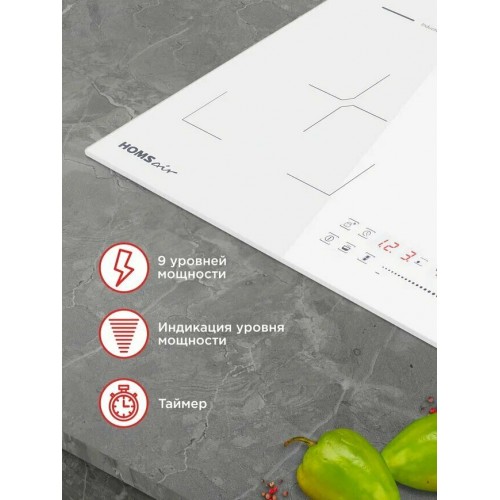Индукционная варочная панель HOMSair HIC43SWH Inverter (белый) 2