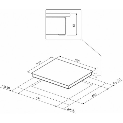 Индукционная варочная панель Korting HI 32021 B (черный) 1