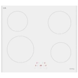 Индукционная варочная панель Korting HI 64013 BW (белый)
